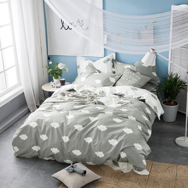 

White Cloud Print Sheet Set