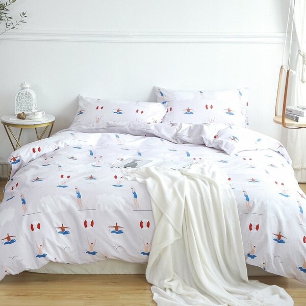 

Summer Swimming Print Sheet Set