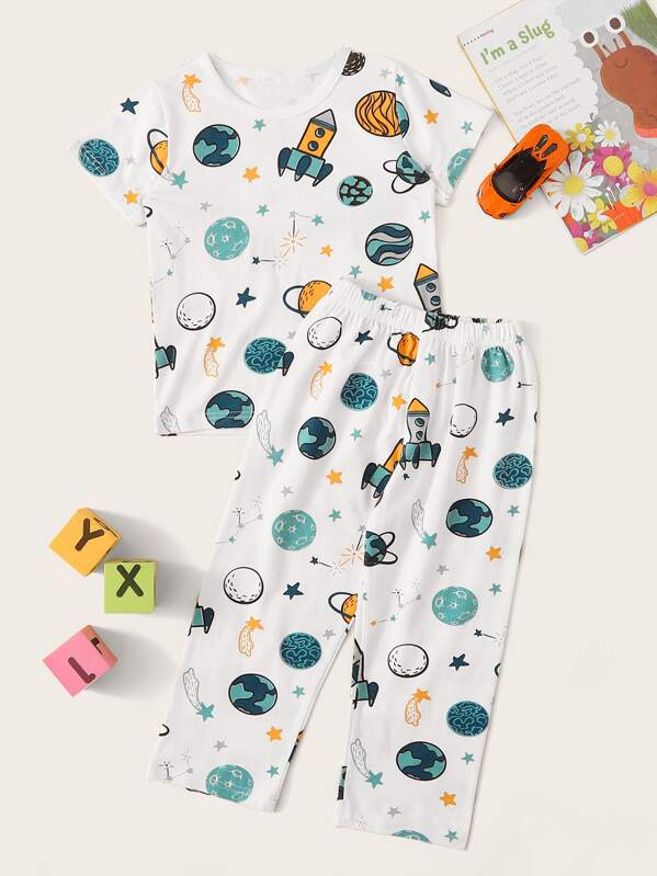 

Toddler Boy Galaxy Print Pajama Set, Multicolor