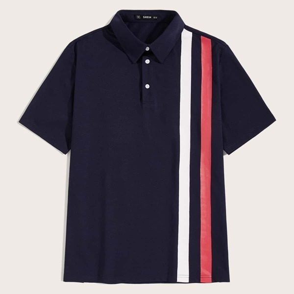 

Men Striped Polo Shirt