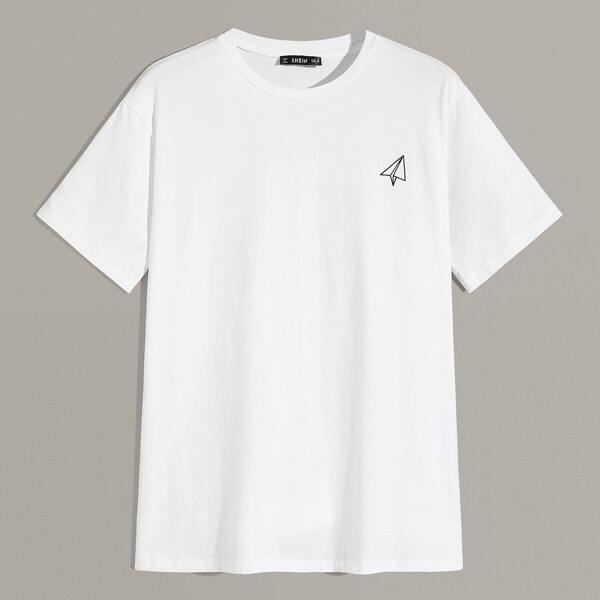 

Men Paper Plane Print Top