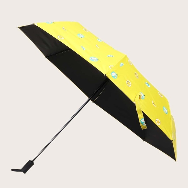 

Fruit Print Umbrella, Yellow bright