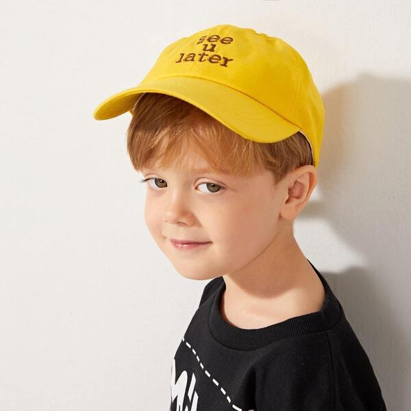 

Toddler Kids Slogan Embroidery Baseball Cap
