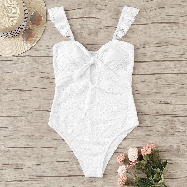 

Schiffy Knot Front One Piece Swimwear