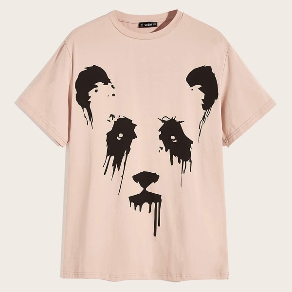 

Men Animal Print Top