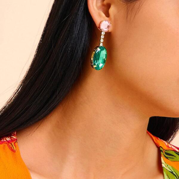 

Gemstone Drop Earrings 1pair