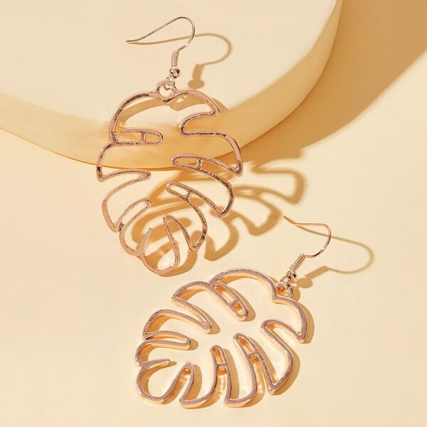 

Hollow Out Palm Drop Earrings 1pair