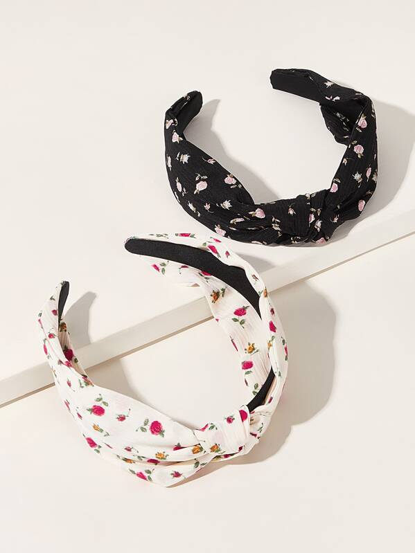 

Ditsy Floral Pattern Headband 2pcs, Multicolor