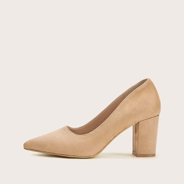 

Point Toe Chunky Heels