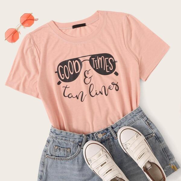 

Slogan Graphic Tee
