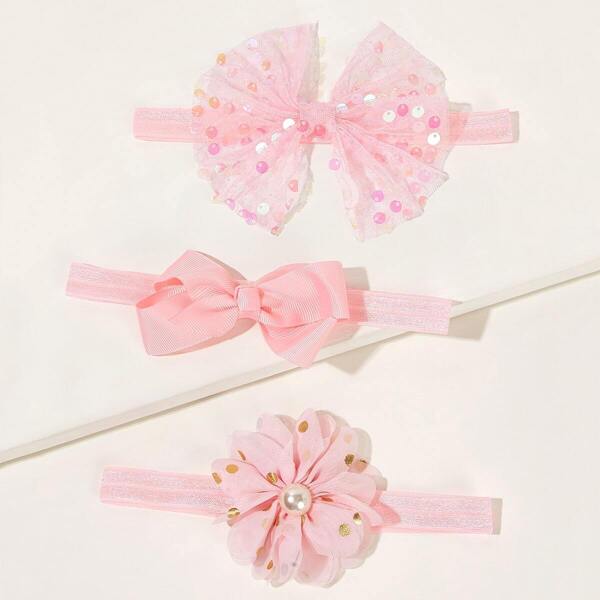 

Baby Bow knot Design Headband 3pcs