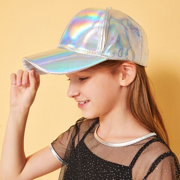 

Toddler Kids Laser Metallic Baseball Cap