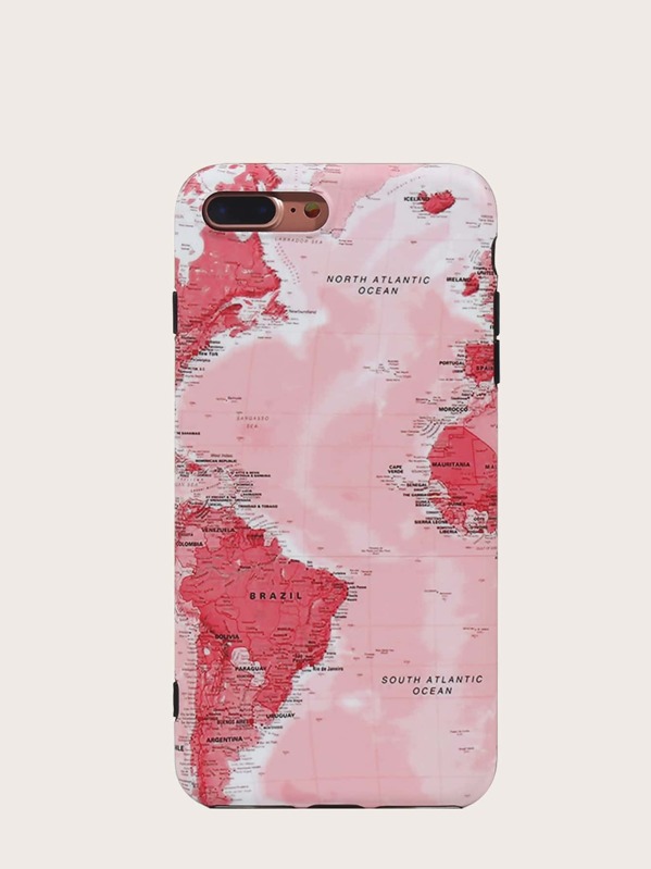 

Чехол для iPhone с узором "карта", null