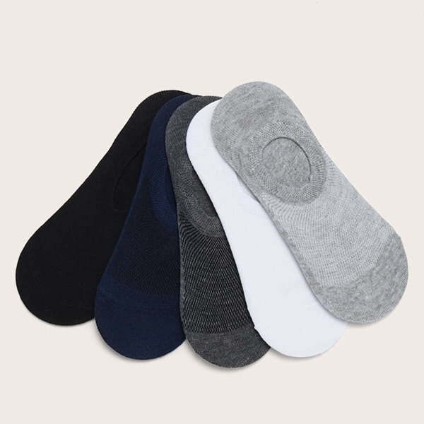 

Men Solid Invisible Socks 5pairs