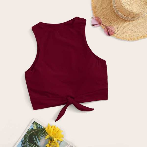 

Knot Hem Bikini Top
