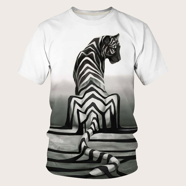 

Men Animal Print Tee