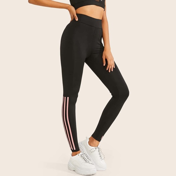 

Side Stripe Skinny Leggings