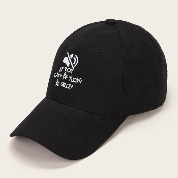 

Slogan Embroidery Baseball Cap