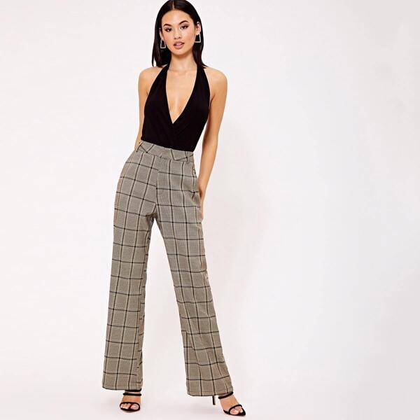 

Heritage Check Wide Leg Trousers
