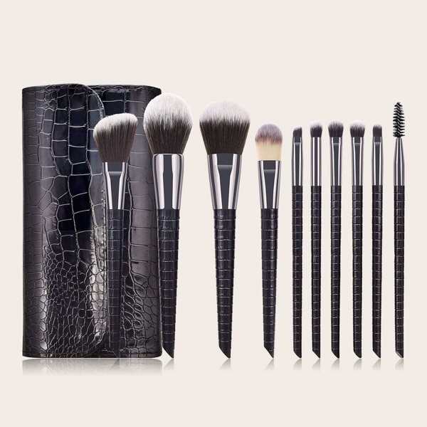 

Duo-fiber Brush 10pcs With Bag, Black