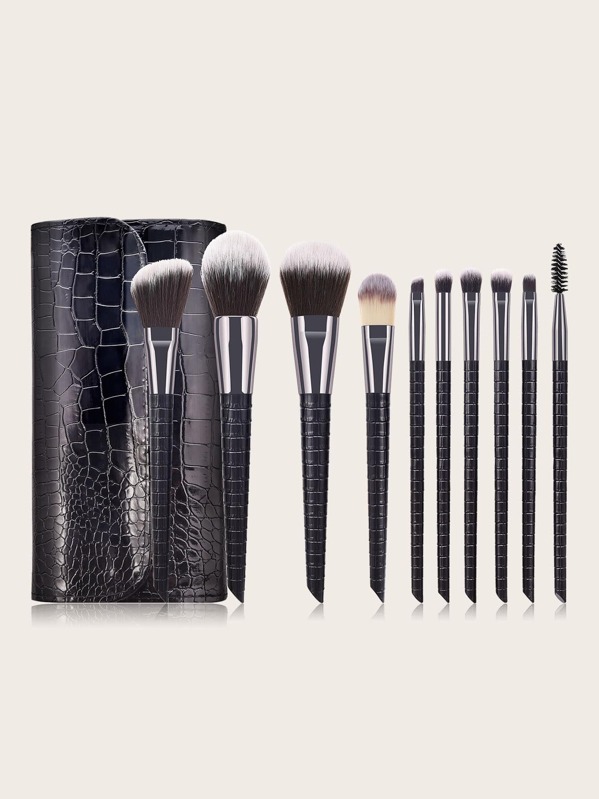 

Duo-fiber Brush 10pcs With Bag, Black
