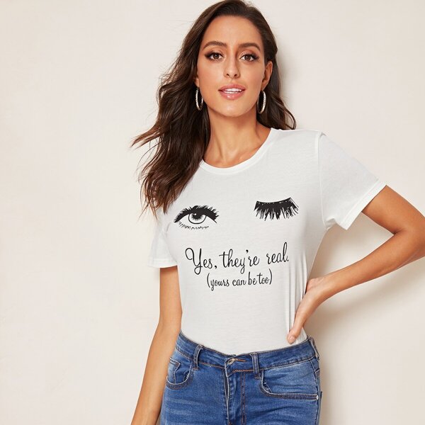 

Mixed Print Tee