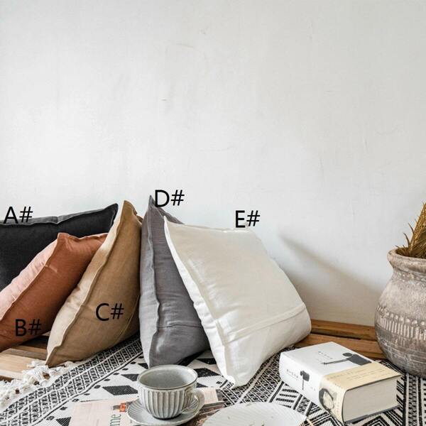 

Plain Linen Cushion Cover 1pc