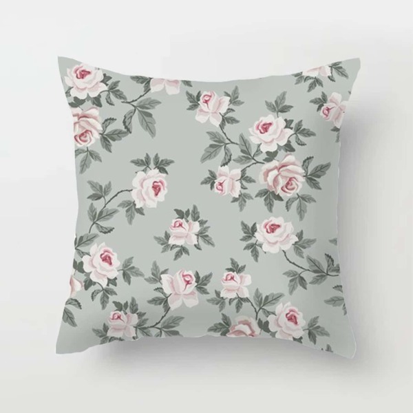 

Flower Print Cushion Cover