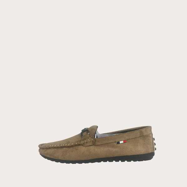

Men Metal Detail Slip On Loafers