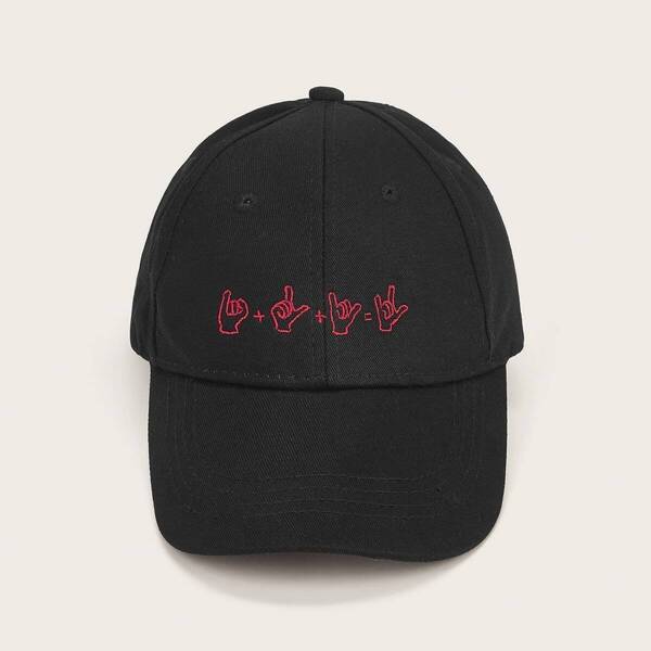 

Toddler Kids Gesture Embroidery Baseball Cap