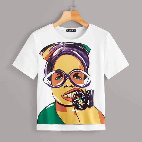 

Figure Print Tee
