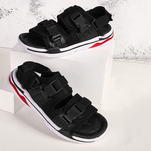 

Men Release Buckle Slingback Sandals