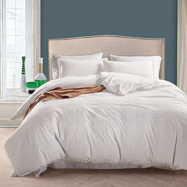 

Solid Color Pom Pom Trim Sheet Set