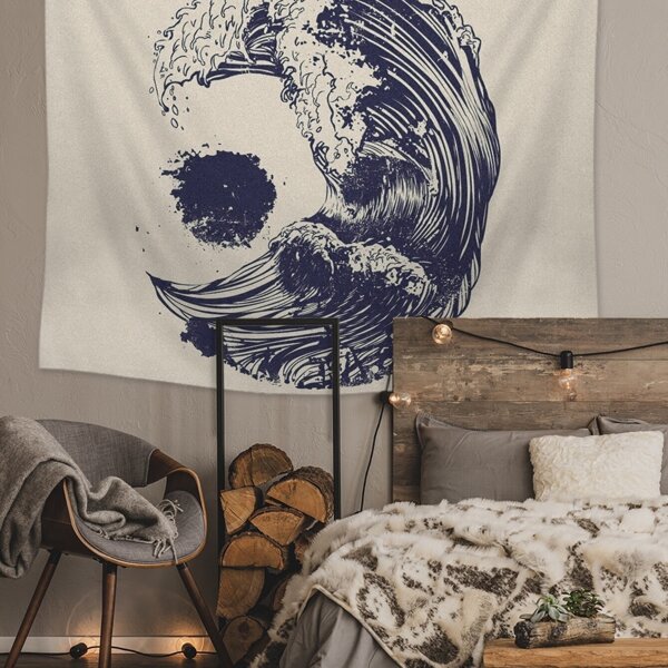 

Wave Pattern Tapestry
