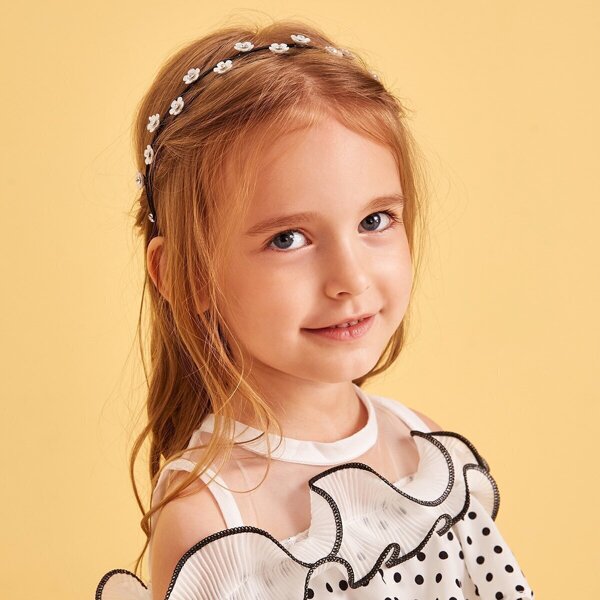 

Toddler Girls Flower Decor Headband