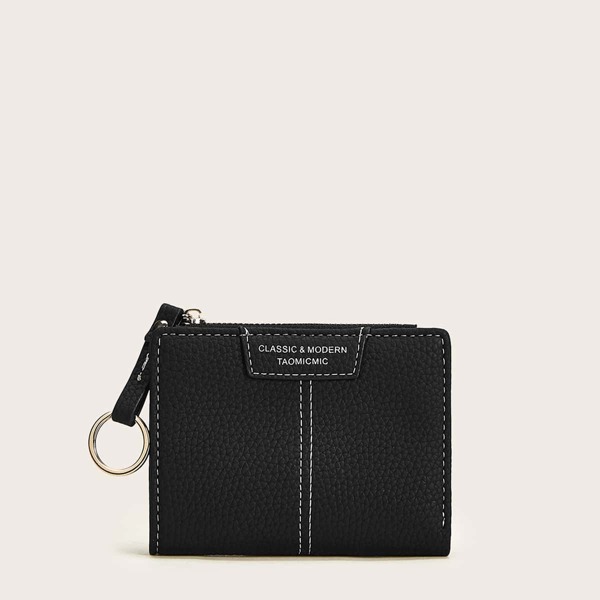 

Metal Ring Detail Fold Over Purse