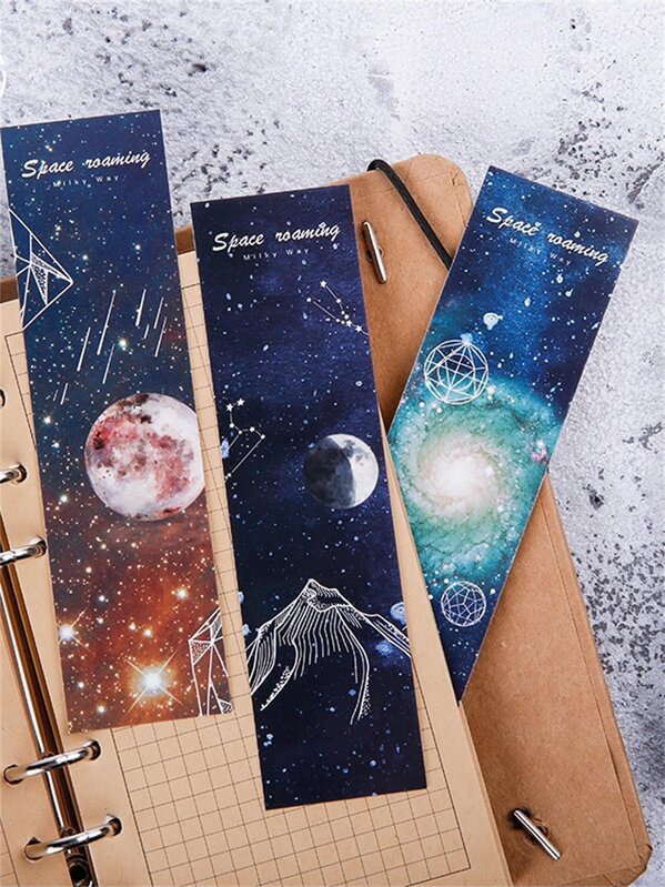 

Boxed Space Planet Print Bookmark 30sheets