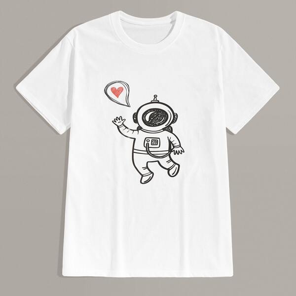 

Men Figure Print Tee