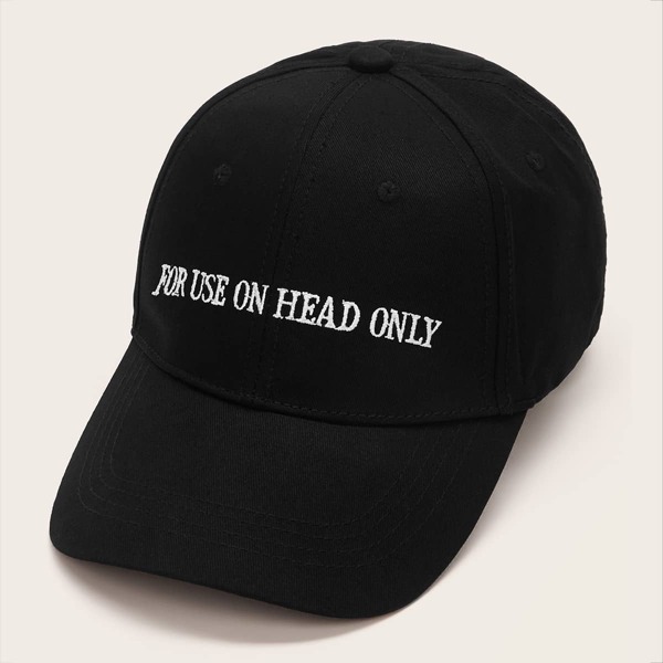 

Slogan Embroidery Baseball Cap