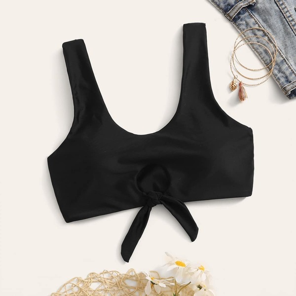 

Knot Front Bikini Top