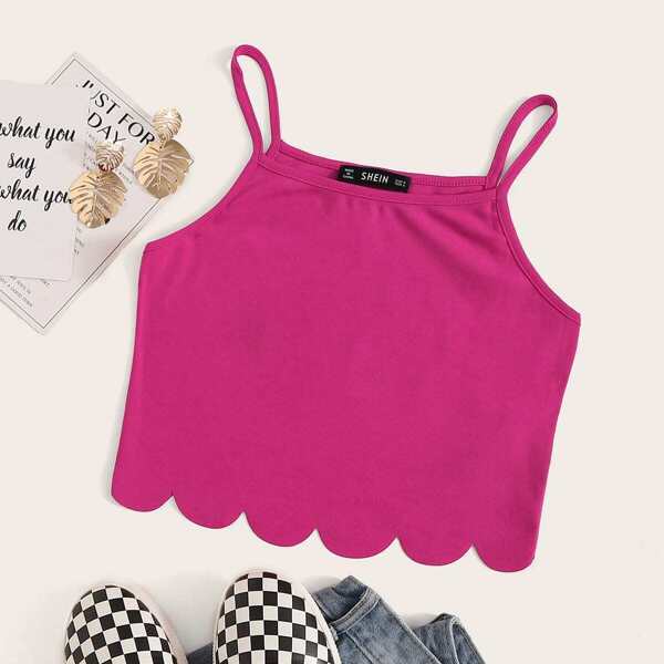 

Scallop Hem Cami Top