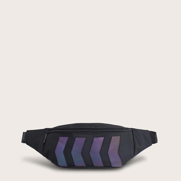 

Iridescent Arrow Print Bum Bag