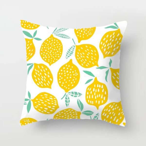 

Lemon Print Cushion Cover