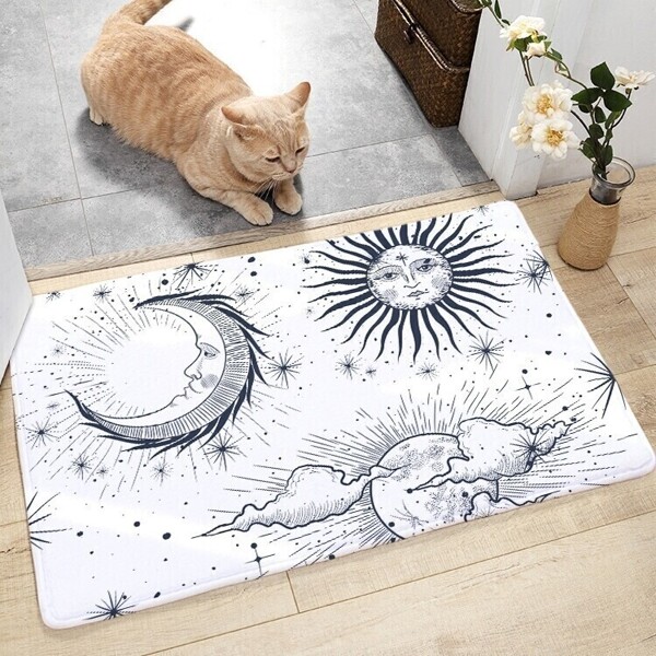 

Sun & Moon Print Floor Mat