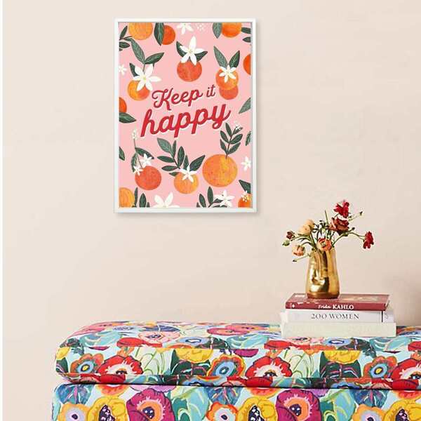 

Fruit & Slogan Wall Art Print