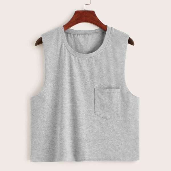

Pocket Detail Tank Top