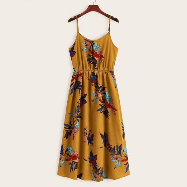 

Botanical Print Cami Dress