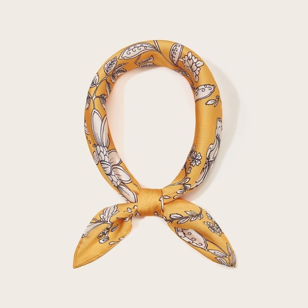 

Floral Pattern Chiffon Bandana