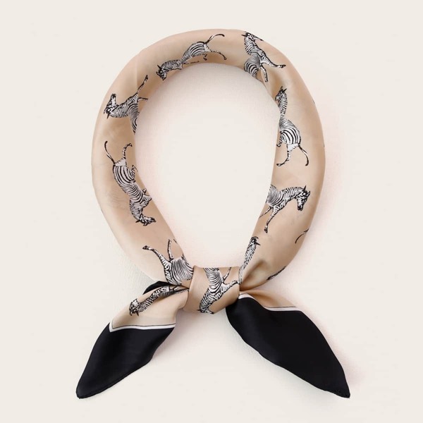 

Zebra Pattern Bandana, Multicolor
