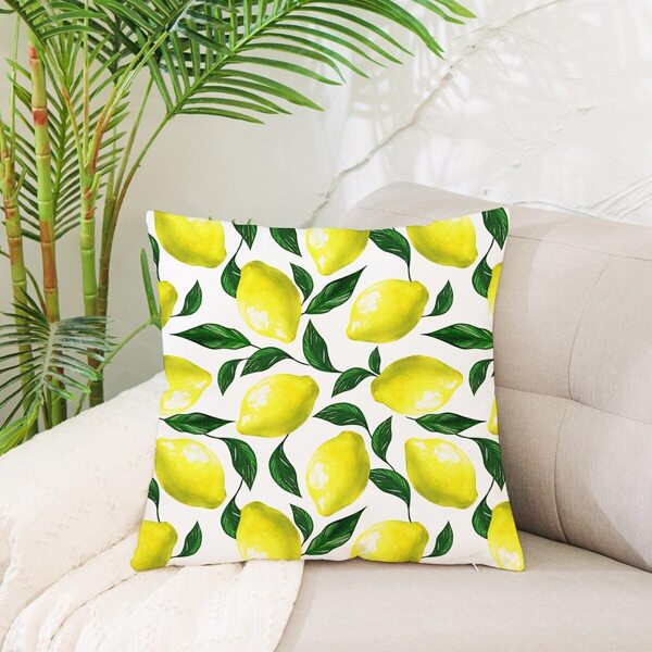 

Lemon print Cushion Cover